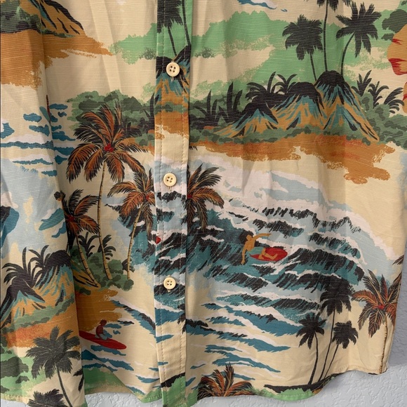 O'Neill TRVLRSERIES Standard Fit Size Medium Tropical Print Men's Shirt - Picture 5 of 11